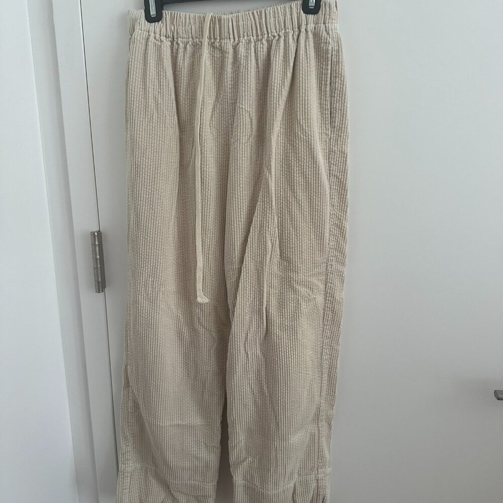 Naif Montreal Corduroy drawstring pants size small